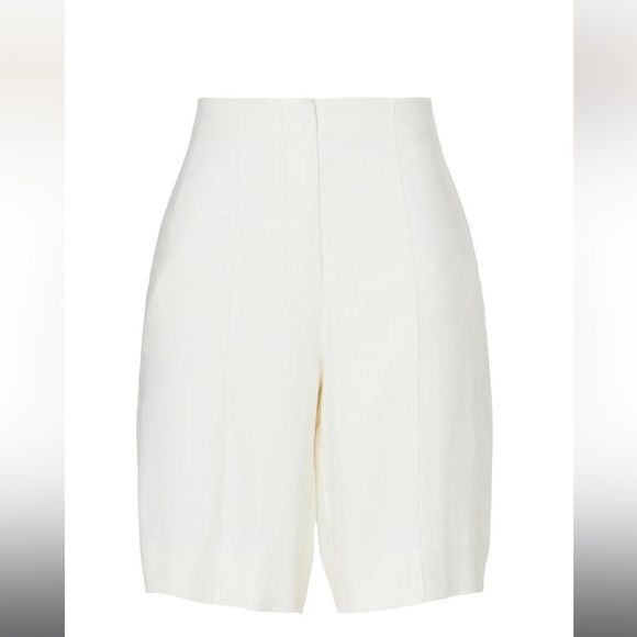 Saunders x RTR White Linen Shorts - Picture 5 of 12